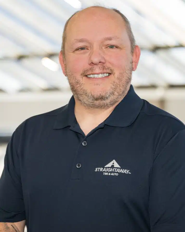 a man wearing a blue shirt